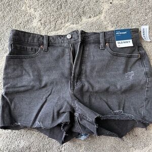 Old Navy Women's Dark Gray Jean Shorts